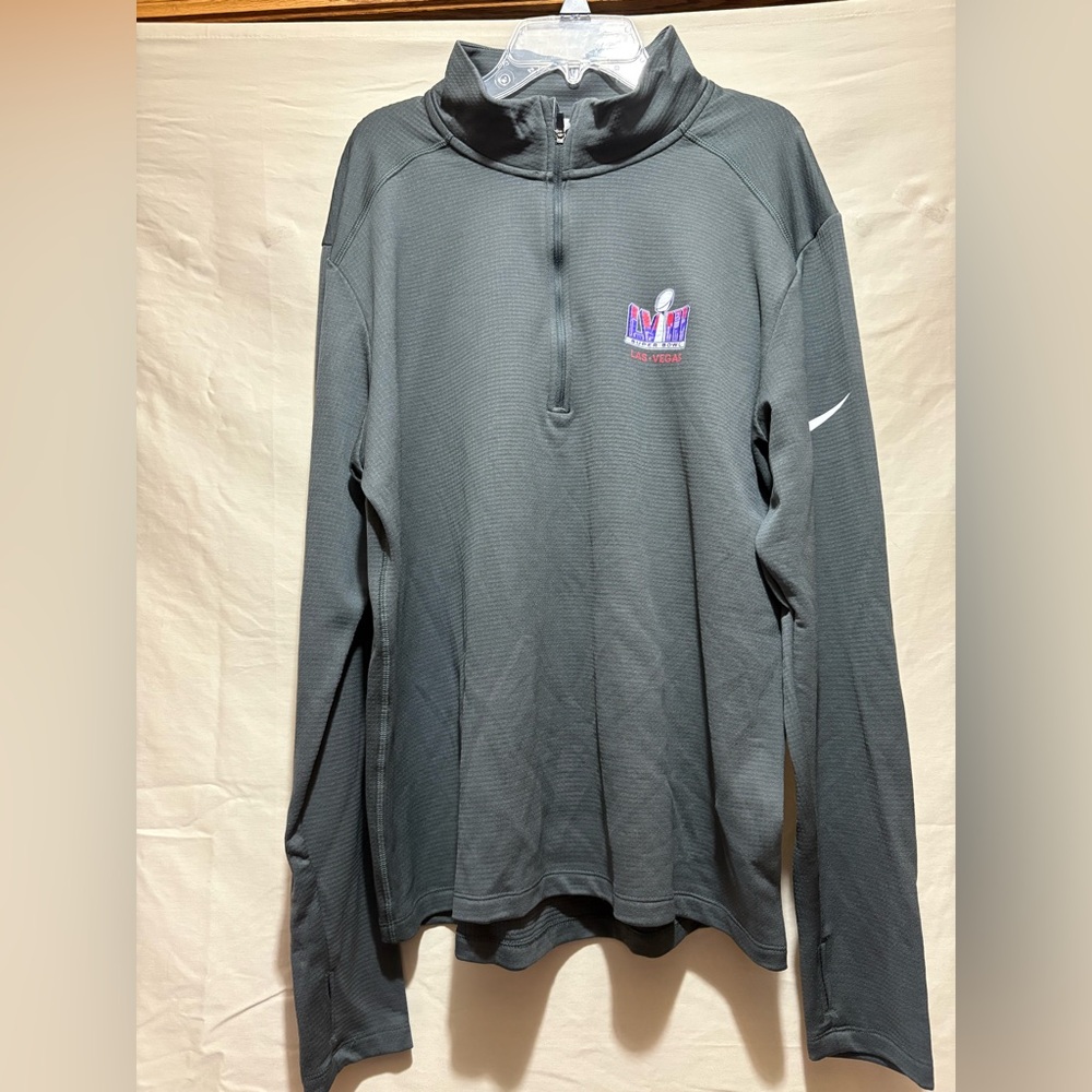 Nike Super Bowl Las Vegas Black/Grey Dri-FIT Athletic Pullover